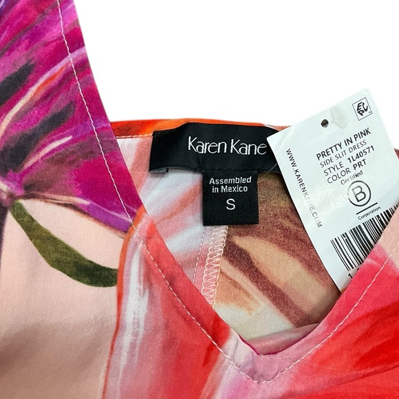 Karen Kane Women’s Tropical Floral Dress Size Small NWT - Picture 9 of 14